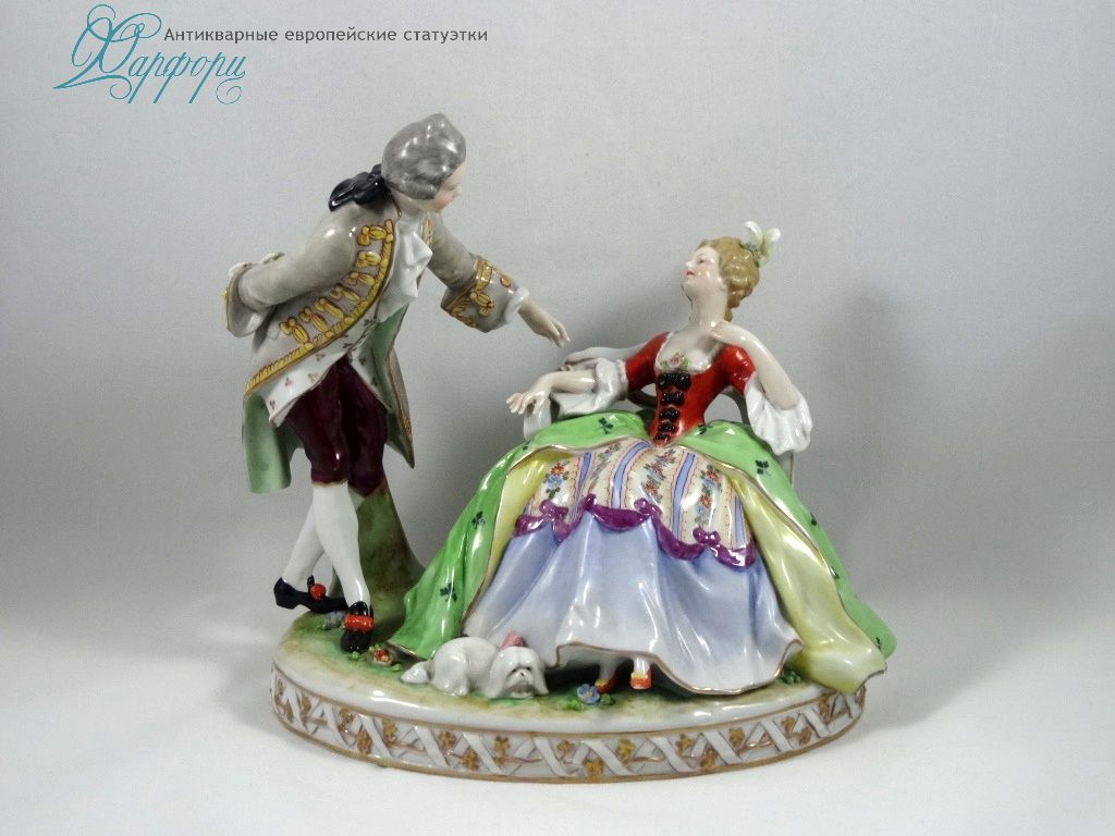 Фарфоровая статуэтка Германия Ernst Bohne & Söhne 1780